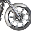 Load image into Gallery viewer, Russ Wernimont Designs Custom Dresser Front Fender for 21" Wheel - Steel - LS-2 Style - 5.5" W x 43" L RWD-50133 - Back View