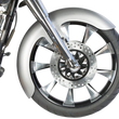 Load image into Gallery viewer, Russ Wernimont Designs Custom Dresser Front Fender for 21" Wheel - Steel - OCF Style - 5.5" W x 45" L RWD-50129 - Side View