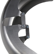 Load image into Gallery viewer, Russ Wernimont Designs EZ-8 Custom Front Fender for 18" Wheel - Raw - 8" W x 40" L RWD-50251 - Side View