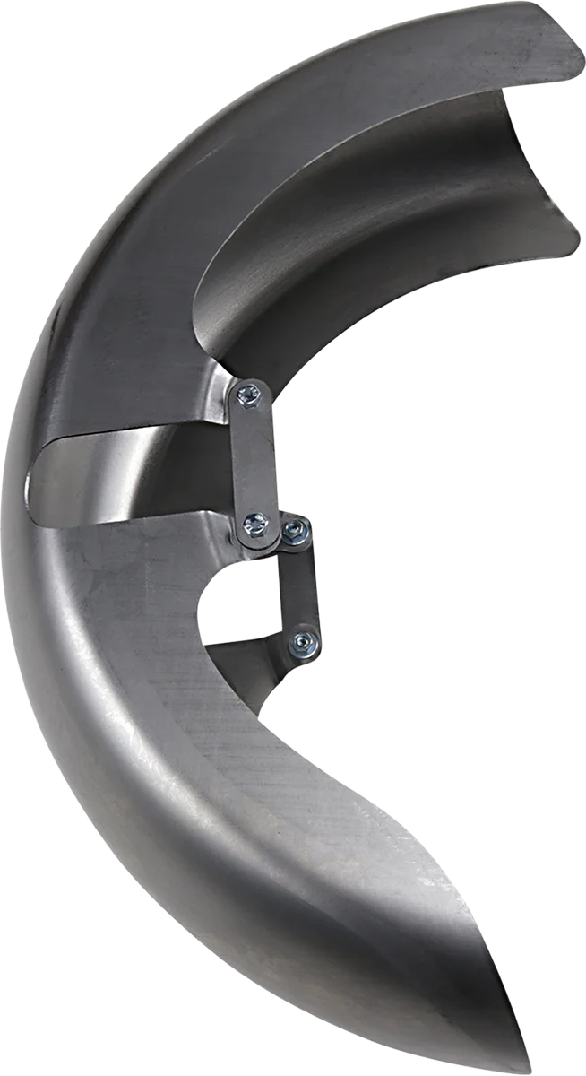 Russ Wernimont Designs EZ-8 Custom Front Fender for 18" Wheel - Raw - 8" W x 40" L RWD-50251 - Side View