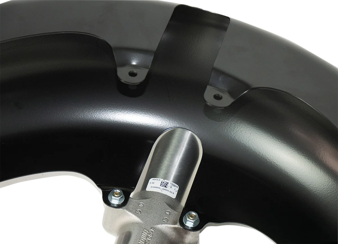 Russ Wernimont Designs EZ-8 Custom Front Fender for 18" Wheel - Raw - 8" W x 40" L RWD-50251 - Installation View