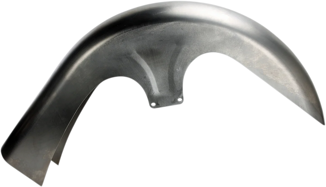 Russ Wernimont Designs Flat Back Dresser Front Fender - 30" - 47° - FL RWD-50216 - Side View