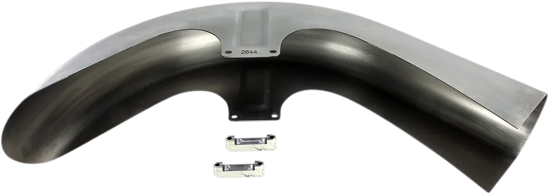 Russ Wernimont Designs Flat Back Dresser Front Fender - 26" - 44° - FL RWD-50221 - Back View