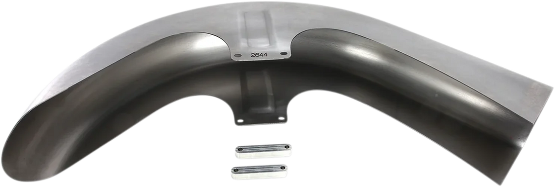 Russ Wernimont Designs Flat Back Dresser Front Fender - 26" - 44° - FL RWD-50222 - Back View