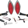 Load image into Gallery viewer, Russ Wernimont Designs LED Cat-Eye Lights - Chrome Bezel RWD-310 - Main Product View