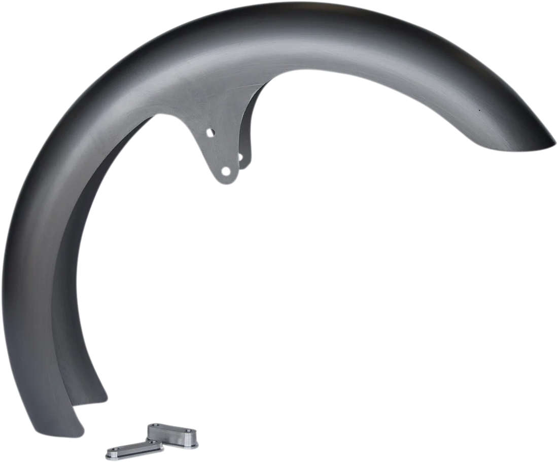 Russ Wernimont Designs LS-2 Custom Softail Front Fender - For 21" Wheels - 5.5" W x 43" L RWD-50176 - Side View