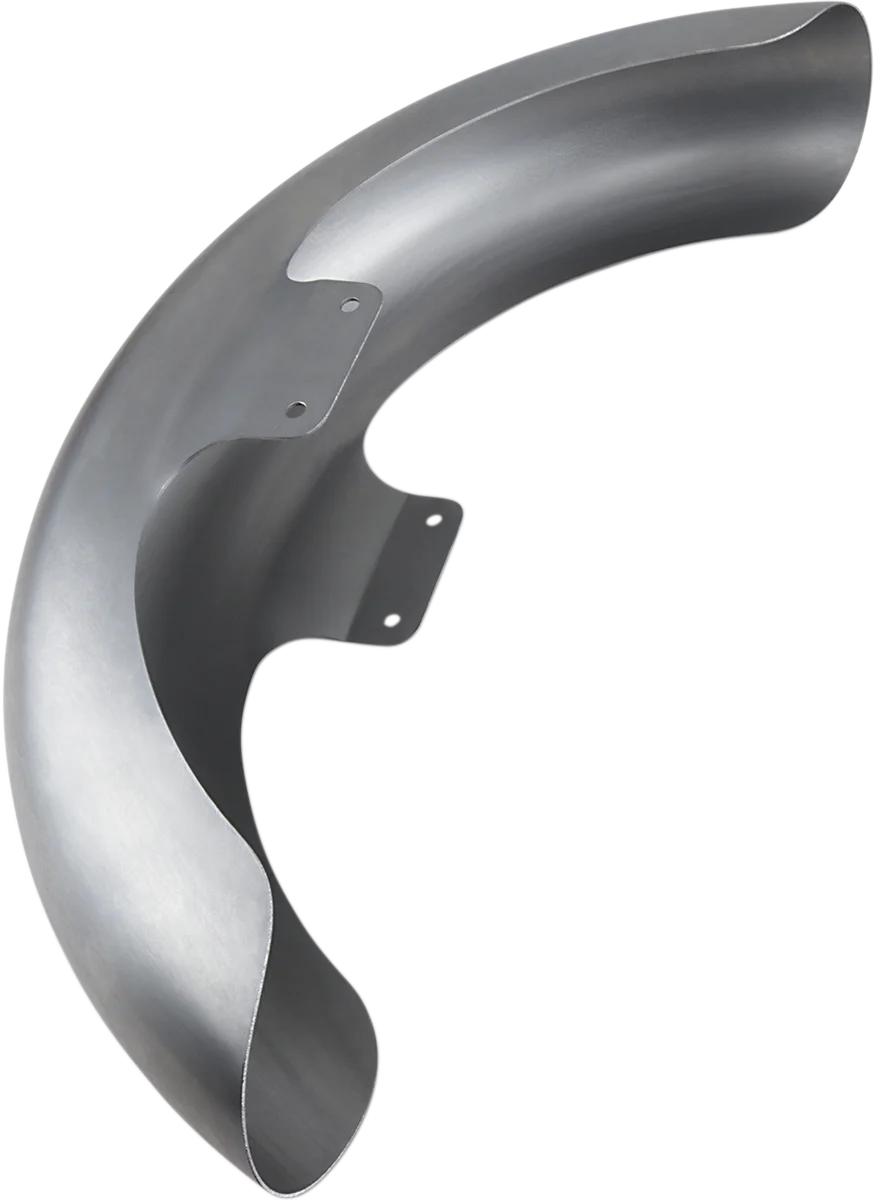 Russ Wernimont Designs Long Flared Front Fender - For 120/70-21 Wheel - 5.5" W x 41" L RWD-CW5.5S - Side View