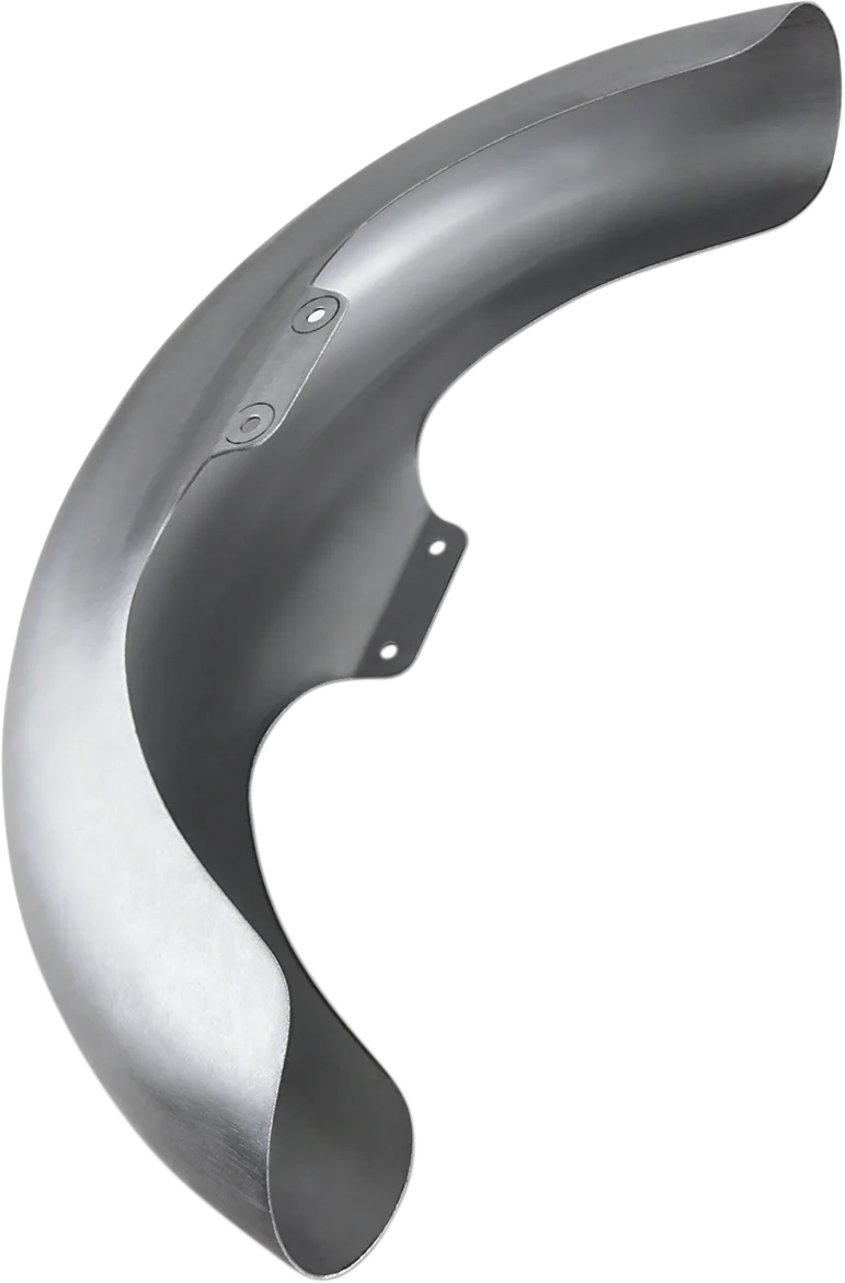 Russ Wernimont Designs Long Flared Front Fender - For 90/90-21 Wheel - 4.5" W x 37.5" L RWD-CW4.5L - Side View