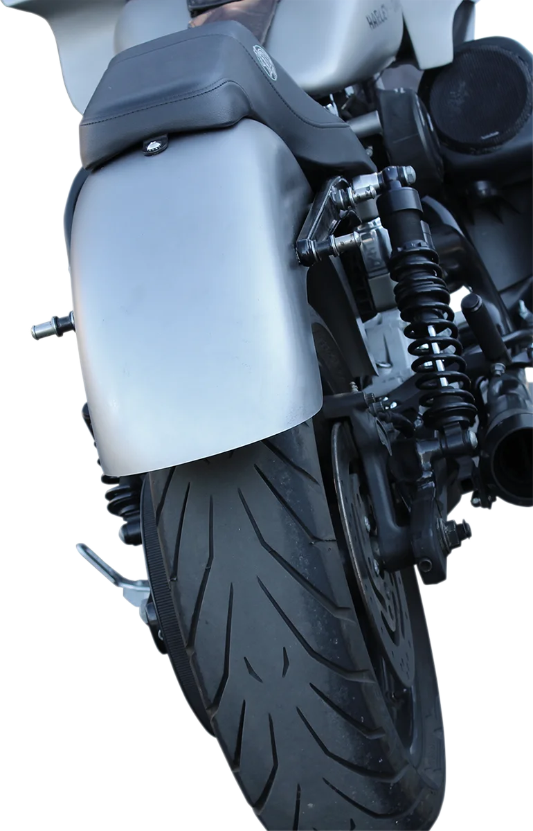 Russ Wernimont Designs Rear Fender - Steel - 8-1/2" W RWD-50227 - Side View