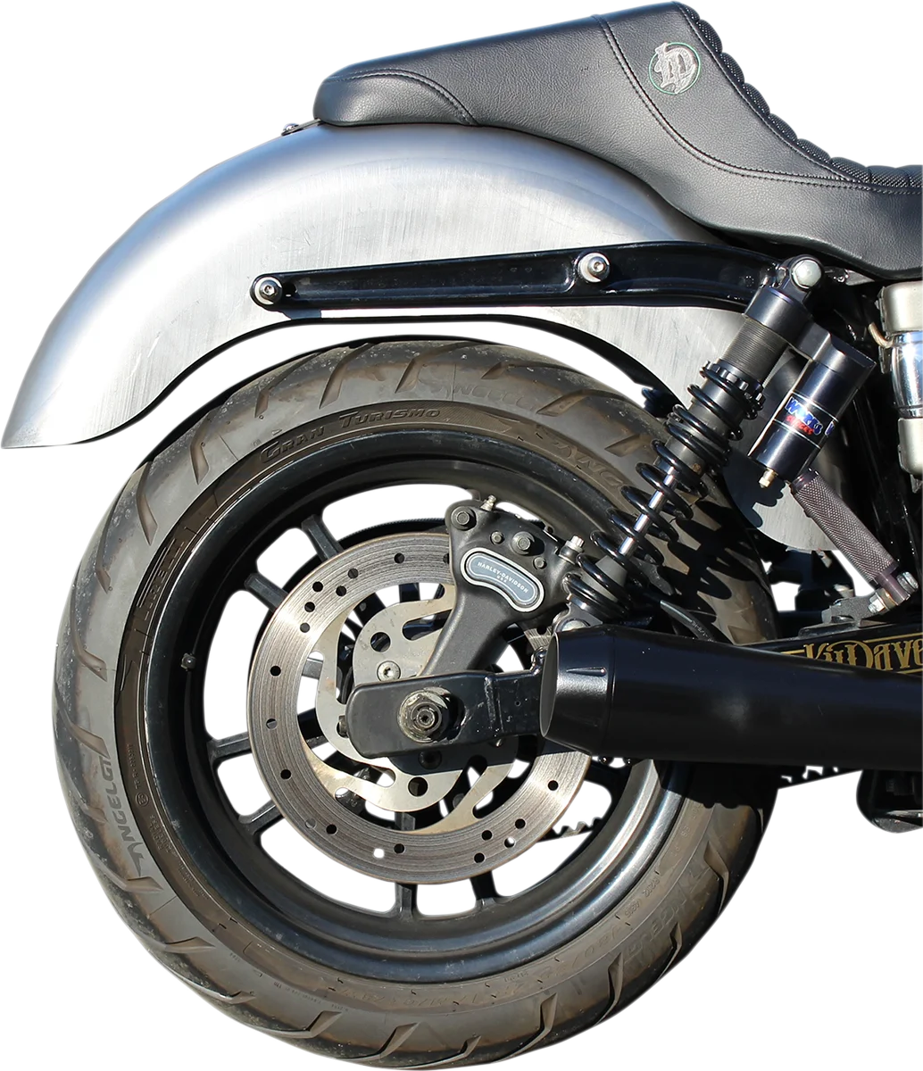 Russ Wernimont Designs Rear Fender - Steel - 8-1/2" W RWD-50227 - Back View