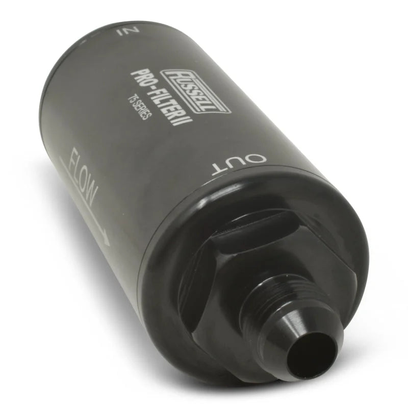 Russell 10An 40 Micron Filter Assembly 75 Series Pro-Filter 2 - Side View