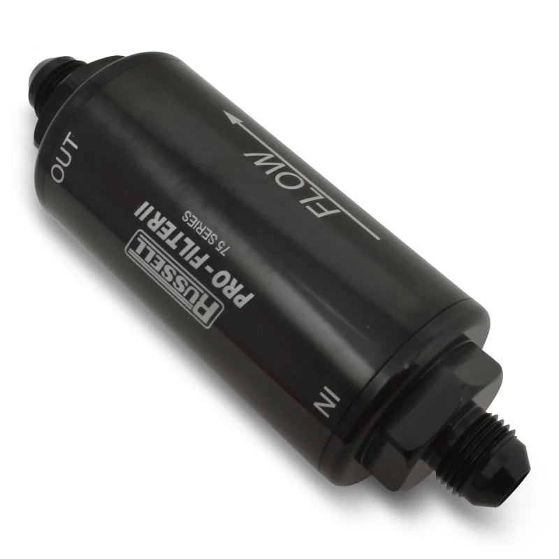 Russell 75 Series 10 Micron 8AN Profilter Fuel Filter - Back View