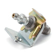 Load image into Gallery viewer, Russell Adapter Fitting -4 AN Male Flare to 3/8in. -24 Brake Bleeder Female - Clear Zinc Finish - Back View