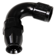 Load image into Gallery viewer, Russell Black 120 -8 Pro Ptfe Hose End - Main Product View