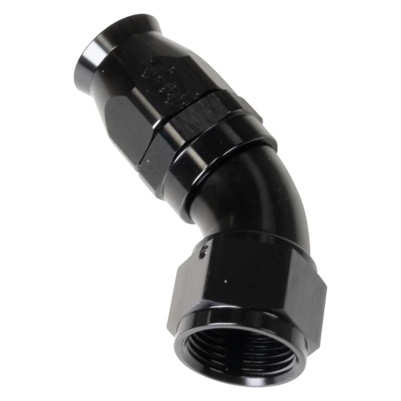 Russell Black 45 -12 Pro Ptfe Hose End - Detail View