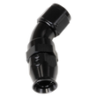Load image into Gallery viewer, Russell Black 45 -8 Pro Ptfe Hose End - Main Product View
