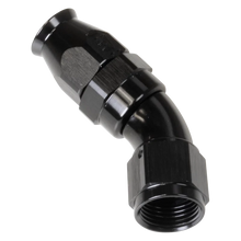Load image into Gallery viewer, Russell Black 45 -8 Pro Ptfe Hose End - Side View