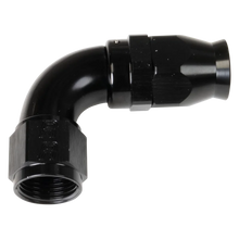 Load image into Gallery viewer, Russell Black 90 -10 Pro Ptfe Hose End - Side View