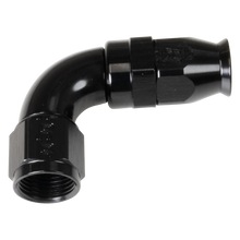 Load image into Gallery viewer, Russell Black 90 -8 Pro Ptfe Hose End - Main Product View