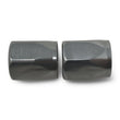 Load image into Gallery viewer, Russell Hose End Socket -10 AN Polished &amp; Gray Anodized (2 Pack) - Back View