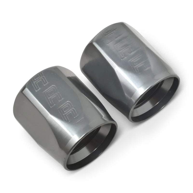 Russell Hose End Socket -10 AN Polished & Gray Anodized (2 Pack) - Additional View 5