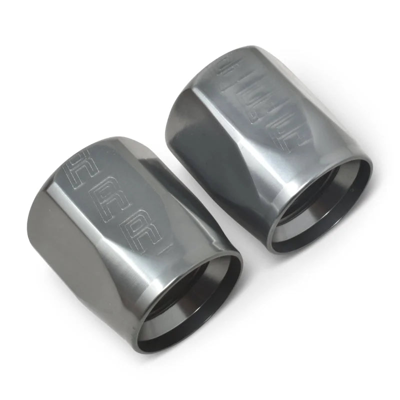 Russell Hose End Socket -8 AN Polished & Gray Anodized (2 Pack) - Additional View 7