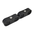 Load image into Gallery viewer, Russell Hose Separator For -10 Braided Hose - Black Anodize (2 Pack) - Side View
