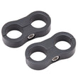 Load image into Gallery viewer, Russell Hose Separator for -8 Braided Hose - Black Anodized (2 Pack) - Main Product View