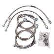 Load image into Gallery viewer, Russell Performance 01-06 GM Silverado/Sierra HD (All) (Also fits Rancho) Brake Line Kit - Side View