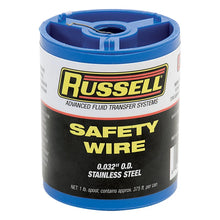 Load image into Gallery viewer, Russell Performance .032-Gauge Stainless Steel Wire 1-lb. Spool - Side View