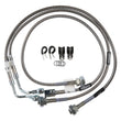 Load image into Gallery viewer, Russell Performance 05-06 GM Silverado/Sierra 1500 4WD with 6-7in lift Brake Line Kit - Side View