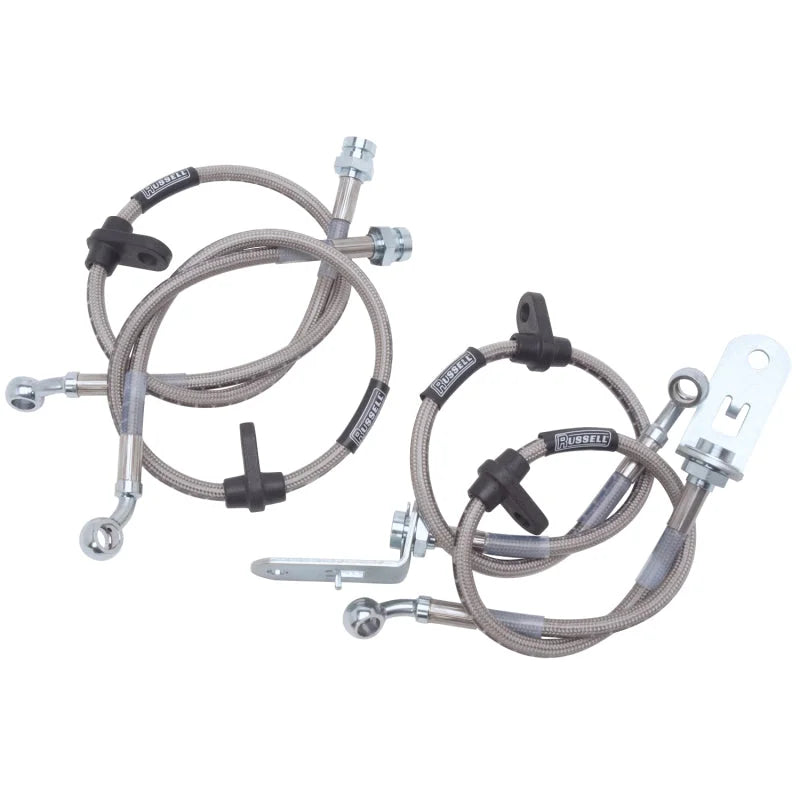 Russell Performance 06-09 Honda Civic Si Brake Line Kit - Side View