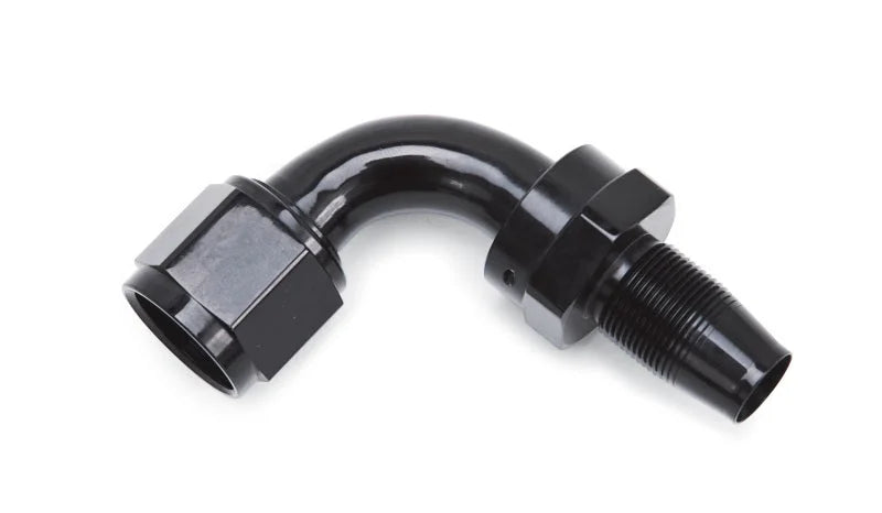 Russell Performance -10 AN 90 Degree Hose End Without Socket - Black - Main Product View