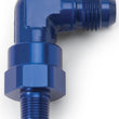 Load image into Gallery viewer, Russell Performance -10 AN 90 Degree Male to Male 3/8in Swivel NPT Fitting - Main Product View