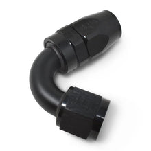 Load image into Gallery viewer, Russell Performance -10 AN Black 120 Degree Full Flow Swivel Hose End - Installation View