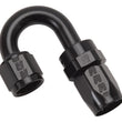 Load image into Gallery viewer, Russell Performance -10 AN Black 180 Degree Full Flow Swivel Hose End - Back View