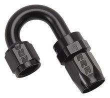 Load image into Gallery viewer, Russell Performance -10 AN Black 180 Degree Full Flow Swivel Hose End - Back View