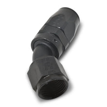 Load image into Gallery viewer, Russell Performance -10 AN Black 45 Degree Full Flow Hose End - Back View