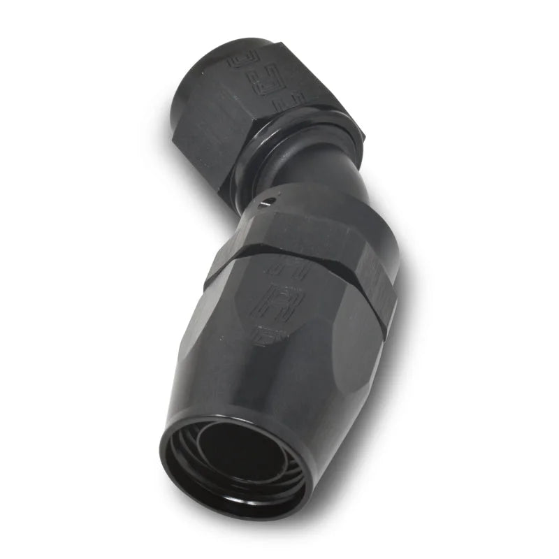 Russell Performance -10 AN Black 45 Degree Full Flow Hose End - Additional View 5