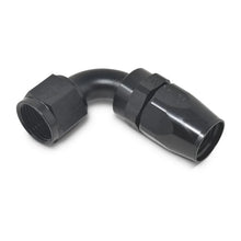 Load image into Gallery viewer, Russell Performance -10 AN Black 90 Degree Full Flow Hose End - Back View