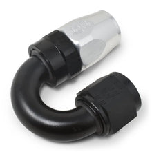 Load image into Gallery viewer, Russell Performance -10 AN Black/Silver 180 Degree Tight Radius Full Flow Swivel Hose End - Additional View 6