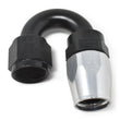 Load image into Gallery viewer, Russell Performance -10 AN Black/Silver 180 Degree Tight Radius Full Flow Swivel Hose End - Additional View 8