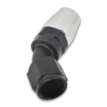 Load image into Gallery viewer, Russell Performance -10 AN Black/Silver 45 Degree Full Flow Hose End - Additional View 9