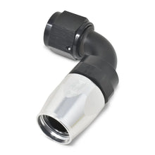 Load image into Gallery viewer, Russell Performance -10 AN Black/Silver 90 Degree Full Flow Hose End - Additional View 8