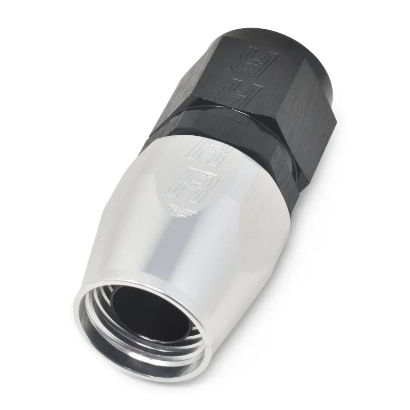Russell Performance -10 AN Black/Silver Straight Full Flow Hose End - Additional View 8