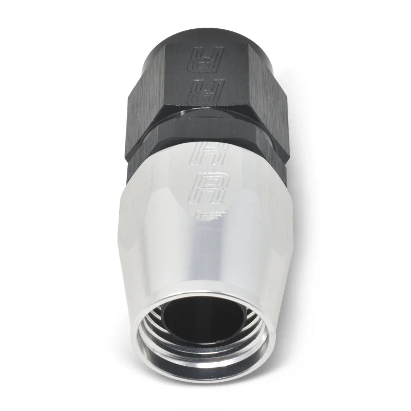 Russell Performance -10 AN Black/Silver Straight Full Flow Hose End - Additional View 9