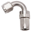Load image into Gallery viewer, Russell Performance -10 AN Endura 120 Degree Full Flow Swivel Hose End (With 15/16in Radius) - Main Product View