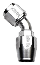 Load image into Gallery viewer, Russell Performance -10 AN Endura 45 Degree Full Flow Hose End - Back View