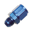 Load image into Gallery viewer, Russell Performance -10 AN Female to -8 AN to Male B-Nut Reducer (Blue) - Main Product View