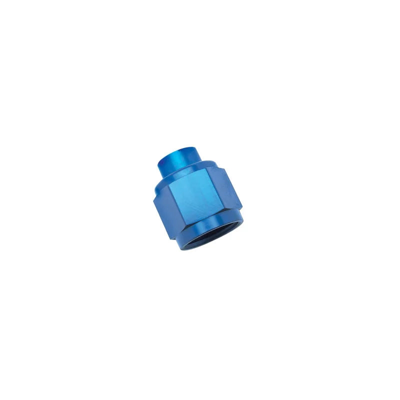 Russell Performance -10 AN Flare Cap (Blue) - Back View